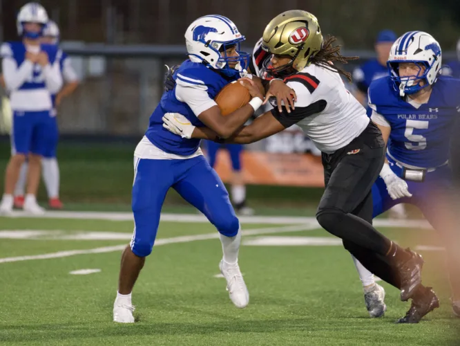 Things get weird, as No. 1 UHS runs past Fairmont Senior, 56-14